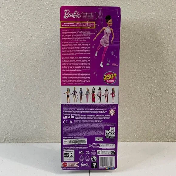 Barbie Ice Skater Doll With Trophy Pink Outfit & Accessories, New - Picture 7 of 9